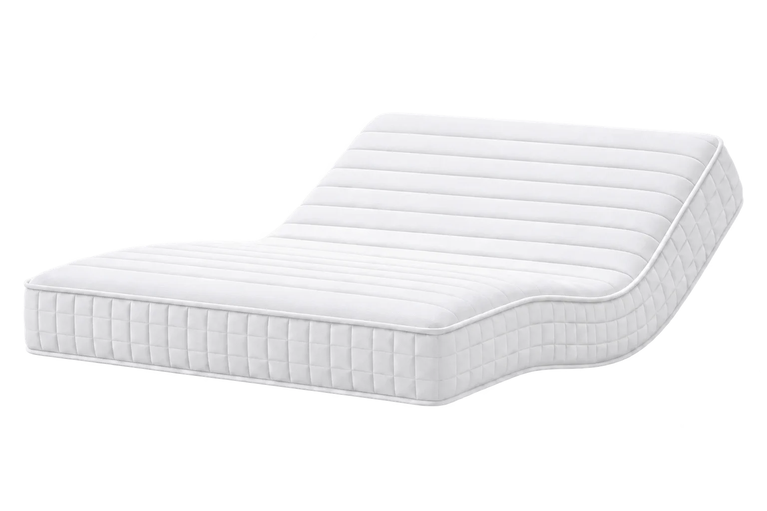 DEPY MOTION DM100 integrated adjustable mattress in a raised position